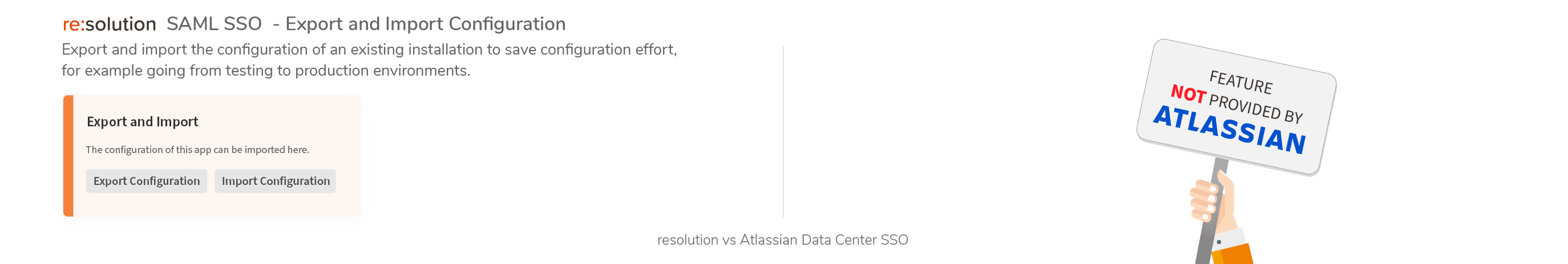 Export and Import Configuration