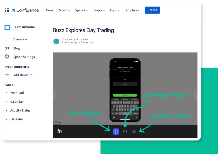 Embed InVision for Confluence resolution Atlassian Apps