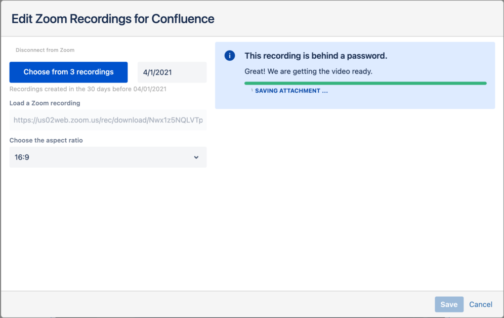 How to Publish Zoom Recordings in Confluence Cloud