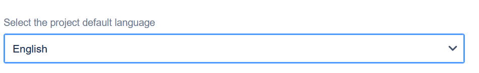 Changing the project default language in Jira Service Desk