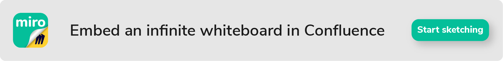 Start sketching with miro Embed for Confluence 