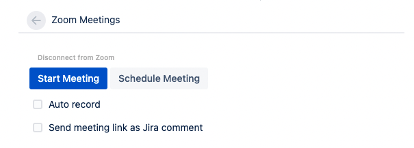 start meeting button n Jira