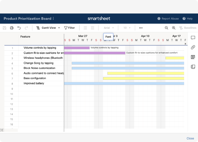 navigate views - Calendar view