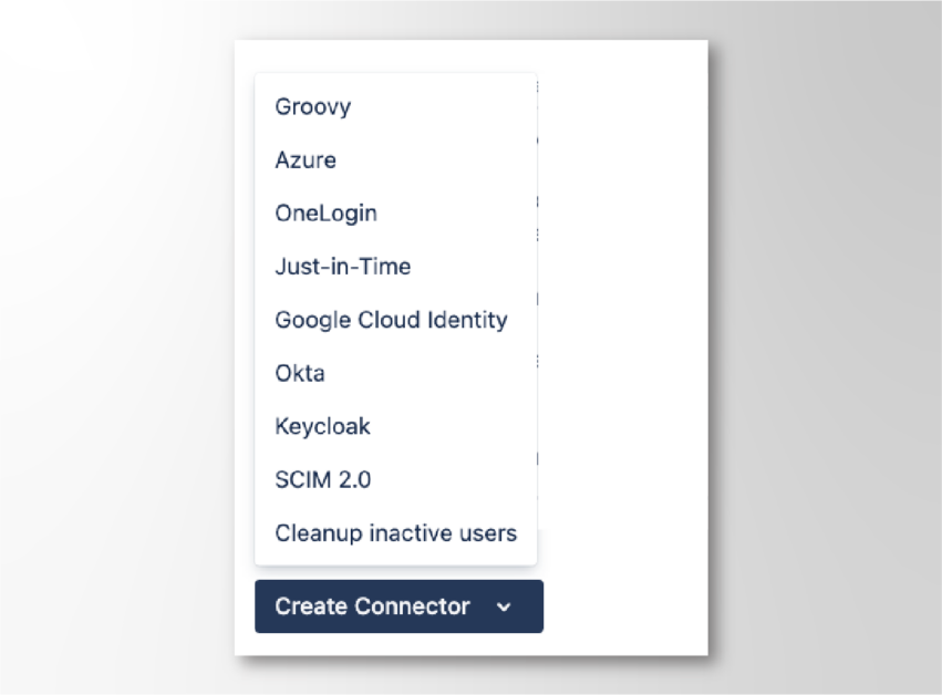 Create Connector dialog