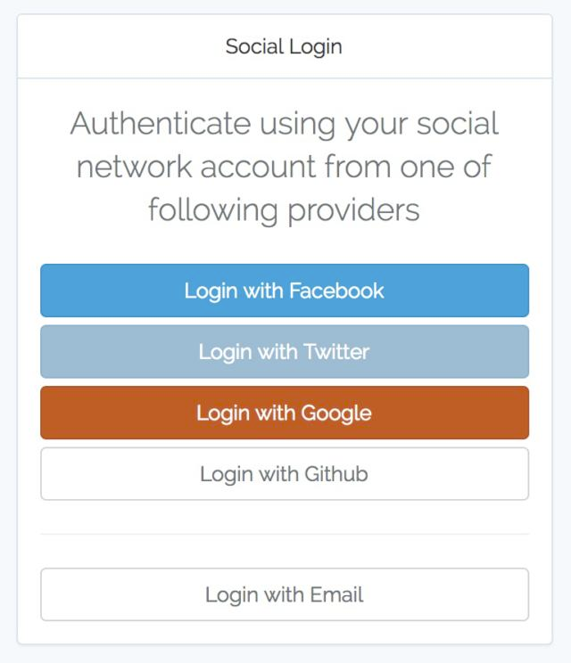 OIDC based social logins