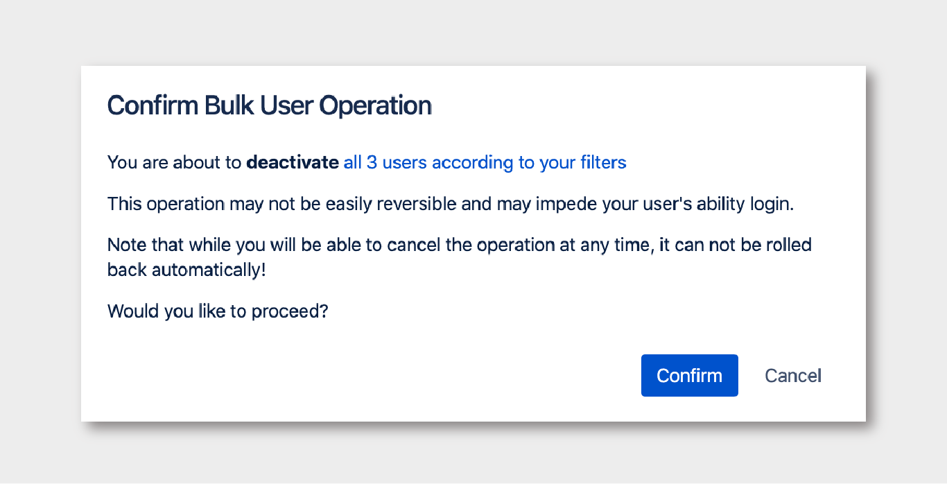 Bulk Operation for offboarding users