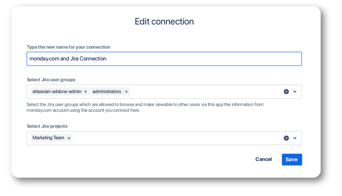 Determine who has access to the monday.com data by setting up user group permissions for an extra layer of security.