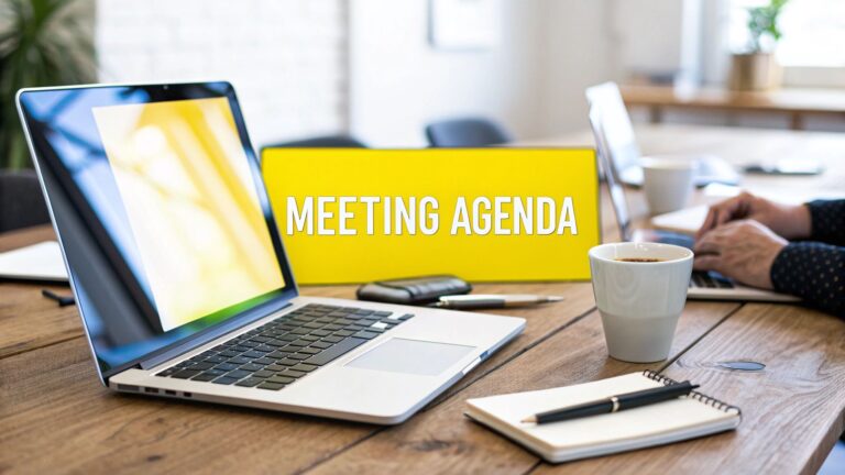 Simple Meeting Agenda Template: Transform Team Meetings