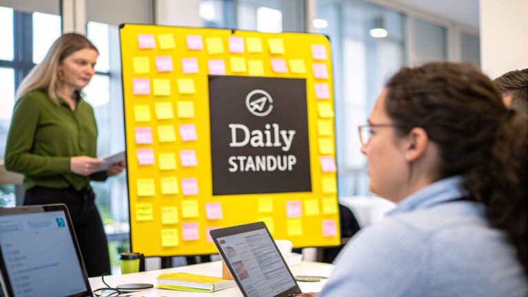 Effective Scrum Daily Standup Meeting Template for Teams