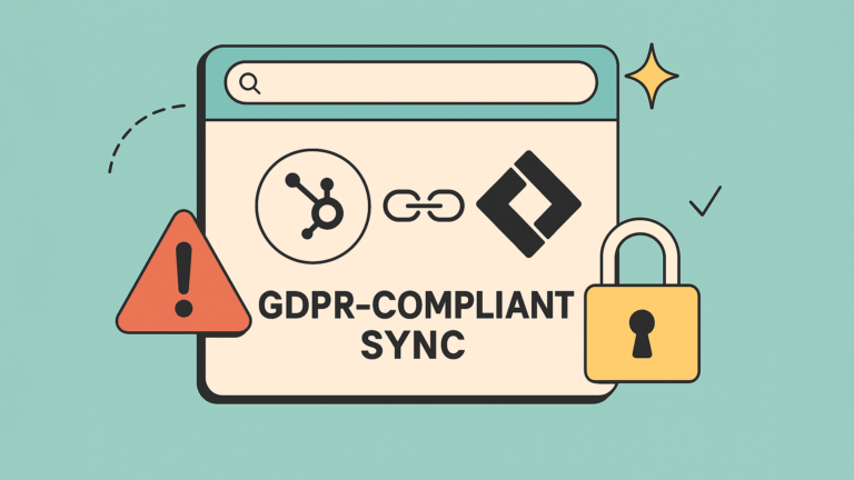 GDPR-Compliant CRM Sync for HubSpot and Jira