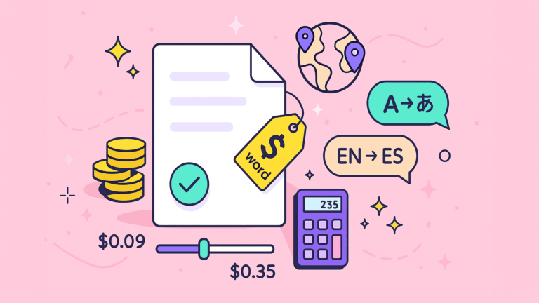 Prices for Translation Per Word: What You Need to Know