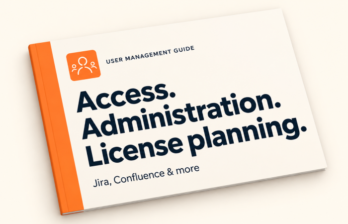 Illustration for the User Management Guide covering access, administration and license planning